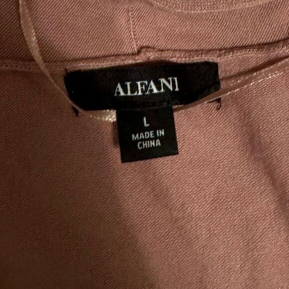 Alfani Pink Bell Tie-Sleeve Open Cardigan - Picture 7 of 7